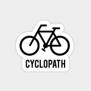 Cyclopath, bicycle t-shirt, cyclist shirt Sticker